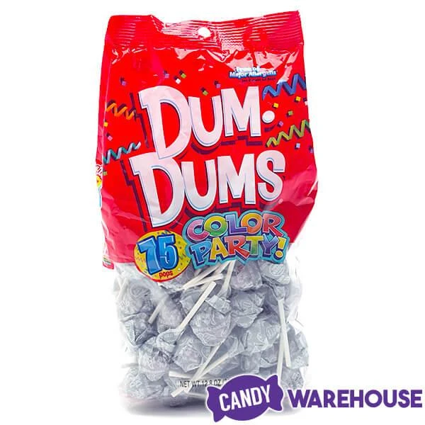 Dum Dums Silver Party Pops - Tropical Berry: 75-Piece Bag 5 Dum Dums Silver Party Pops - Tropical Berry: 75-Piece Bag - Image 3