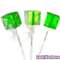 Espeez Cube Pops - Green Apple: 100-Piece Tub -Candy Store espeez cube pops green apple 100 piece tub candy warehouse 3