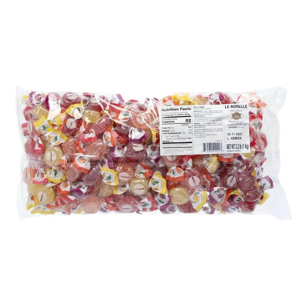 Fida Jumbo Bonelle Italian Jelly Candy: 1KG Bag 4 Fida Jumbo Bonelle Italian Jelly Candy: 1KG Bag - Image 2