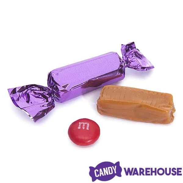 Foiled Caramel Candy - Lavender: 180-Piece Bag 4 Foiled Caramel Candy - Lavender: 180-Piece Bag - Image 2