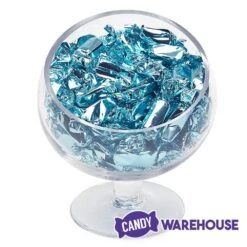 Foiled Caramel Candy - Light Blue: 180-Piece Bag 9 Foiled Caramel Candy - Light Blue: 180-Piece Bag -Candy Store foiled caramel candy light blue 180 piece bag candy warehouse 3