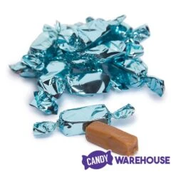 Foiled Caramel Candy - Light Blue: 180-Piece Bag 11 Foiled Caramel Candy - Light Blue: 180-Piece Bag -Candy Store foiled caramel candy light blue 180 piece bag candy warehouse 5