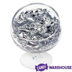 Foiled Caramel Candy - Silver: 180-Piece Bag -Candy Store foiled caramel candy silver 180 piece bag candy warehouse 4
