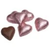 Foiled Milk Chocolate Hearts - Light Pink: 2LB Bag 1 Foiled Milk Chocolate Hearts - Light Pink: 2LB Bag -Candy Store foiled milk chocolate hearts light pink 2lb bag candy warehouse 1