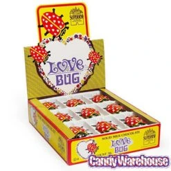 Foiled Milk Chocolate Lady Bugs: 36-Piece Display -Candy Store foiled milk chocolate lady bugs 36 piece display candy warehouse 3