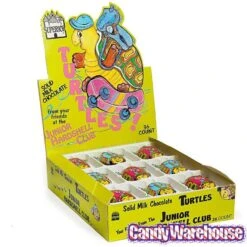 Foiled Milk Chocolate Turtles: 36-Piece Display -Candy Store foiled milk chocolate turtles 36 piece display candy warehouse 4