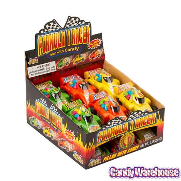 Formula 1 Racer Candy Filled Race Cars: 12-Piece Box 5 Formula 1 Racer Candy Filled Race Cars: 12-Piece Box - Image 3