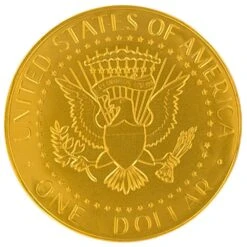 Fort Knox Gold Foiled Milk Chocolate US Dollar Medallions: 30-Piece Box -Candy Store fort knox gold foiled milk chocolate us dollar medallions 30 piece box candy warehouse 10