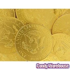 Fort Knox Gold Foiled Milk Chocolate US Dollar Medallions: 30-Piece Box -Candy Store fort knox gold foiled milk chocolate us dollar medallions 30 piece box candy warehouse 8