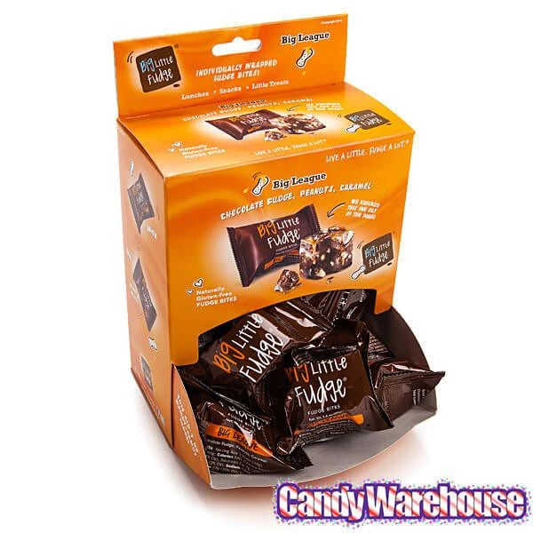 Fudge Bites - Chocolate With Peanuts And Caramel: 12-Piece Display 4 Fudge Bites - Chocolate With Peanuts And Caramel: 12-Piece Display - Image 2