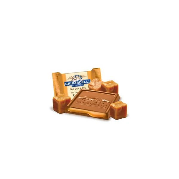 Ghirardelli Milk Chocolate Squares With Caramel Filling 5-Ounce Bags: 6-Piece Box 4 Ghirardelli Milk Chocolate Squares With Caramel Filling 5-Ounce Bags: 6-Piece Box - Image 2