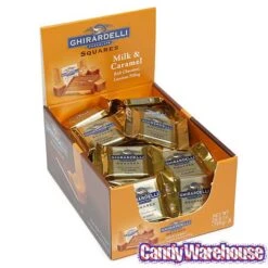 Ghirardelli Milk Chocolate With Caramel Filling Squares: 50-Piece Box 8 Ghirardelli Milk Chocolate With Caramel Filling Squares: 50-Piece Box -Candy Store ghirardelli milk chocolate with caramel filling squares 50 piece box candy warehouse 3 e4f2247f 8313 4b4d 9439 5a95b0a12a8f