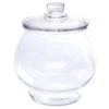 Glass Round 1/2-Gallon Candy Jar With Glass Lid 1 Glass Round 1/2-Gallon Candy Jar With Glass Lid -Candy Store glass round 12 gallon candy jar with glass lid candy warehouse 1