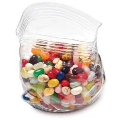 Glass Zipper Bag 22-Ounce Candy Jar 14 Glass Zipper Bag 22-Ounce Candy Jar -Candy Store glass zipper bag 22 ounce candy jar candy warehouse 6