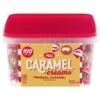 Goetze's Caramel Creams Bulls Eyes Candy - Vanilla: 100-Piece Tub -Candy Store goetze s caramel creams bulls eyes candy vanilla 100 piece tub candy warehouse 1