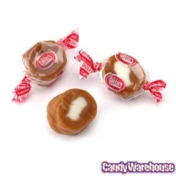 Goetze's Caramel Creams Bulls Eyes Candy - Vanilla: 100-Piece Tub -Candy Store goetze s caramel creams bulls eyes candy vanilla 100 piece tub candy warehouse 3