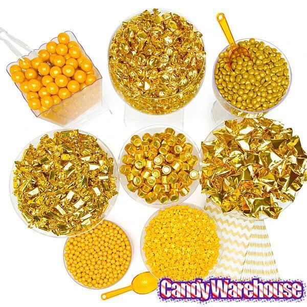 Gold Premium Candy Buffet Kit: 25 To 50 Guests 7 Gold Premium Candy Buffet Kit: 25 To 50 Guests - Image 5