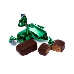 Green Wrapped Mint Dark Chocolate Meltaways: 1LB Bag