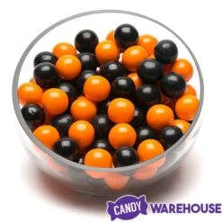 Gumballs Color Combo - Orange And Black: 4LB Box 8 Gumballs Color Combo - Orange And Black: 4LB Box -Candy Store gumballs color combo orange and black 4lb box candy warehouse 3