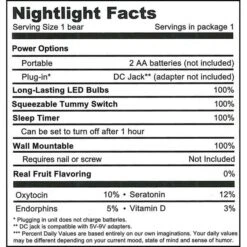 Gummy Bear Night Light - Orange -Candy Store gummy bear night light orange candy warehouse 4