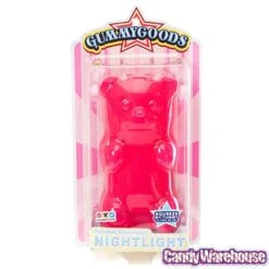Gummy Bear Night Light - Pink -Candy Store gummy bear night light pink candy warehouse 5