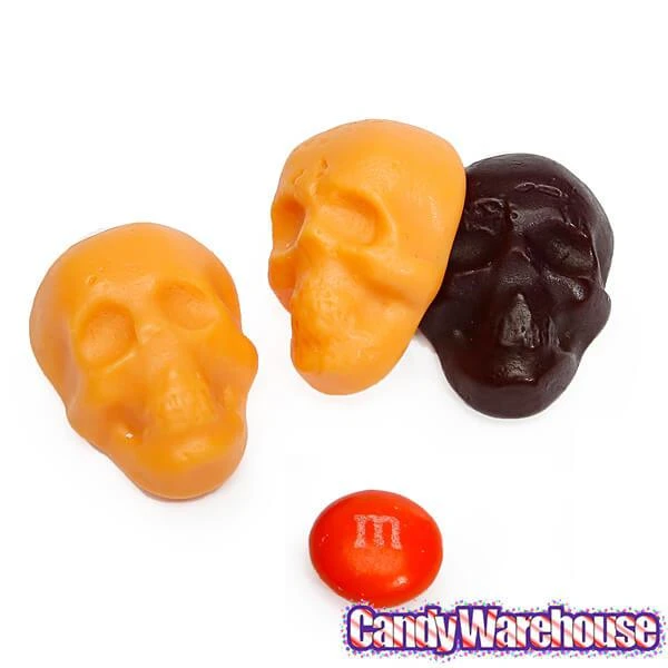 Gummy Skulls - Black And Orange: 5LB Bag 5 Gummy Skulls - Black And Orange: 5LB Bag - Image 3