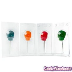 Gummy Skulls On A Stick Assortment: 4-Piece Box 19 Gummy Skulls On A Stick Assortment: 4-Piece Box -Candy Store gummy skulls on a stick assortment 4 piece box candy warehouse 9