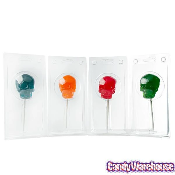 Gummy Skulls On A Stick Assortment: 4-Piece Box 11 Gummy Skulls On A Stick Assortment: 4-Piece Box - Image 9