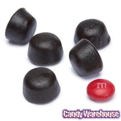 Gustaf's Dutch Black Licorice Drops: 1KG Bag -Candy Store gustaf s dutch black licorice drops 1kg bag candy warehouse 3