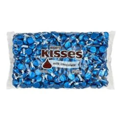 Hershey's Kisses Dark Blue Foiled Milk Chocolate Candy: 400-Piece Bag -Candy Store hershey s kisses dark blue foiled milk chocolate candy 400 piece bag candy warehouse 5 e153f37d 54fb 4368 b2cf b228878211ae