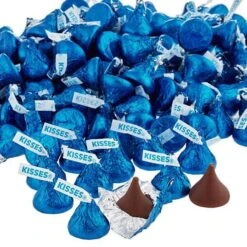 Hershey's Kisses Dark Blue Foiled Milk Chocolate Candy: 400-Piece Bag -Candy Store hershey s kisses dark blue foiled milk chocolate candy 400 piece bag candy warehouse 7 613e1baa 4ba2 4ef6 b08c b80b1ca5a2a2