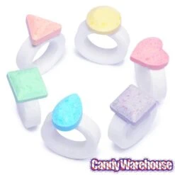 Jazzy Jewels Candy Rings: 30-Piece Bag -Candy Store jazzy jewels candy rings 30 piece bag candy warehouse 9