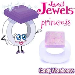 Jazzy Jewels Candy Rings: 30-Piece Jar -Candy Store jazzy jewels candy rings 30 piece jar candy warehouse 3 0b51eeb0 3c9a 4c06 83f6 9688fce32e75
