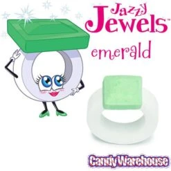 Jazzy Jewels Candy Rings: 30-Piece Jar -Candy Store jazzy jewels candy rings 30 piece jar candy warehouse 6 065a1424 336a 4c73 87fb 7bc9e7356135