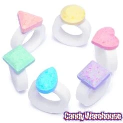 Jazzy Jewels Candy Rings: 30-Piece Jar -Candy Store jazzy jewels candy rings 30 piece jar candy warehouse 8 ca8fa5d0 dcf9 4e99 8cfa 929196f7ad3a