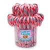 Jelly Belly Candy Canes - Cotton Candy: 80-Piece Bucket -Candy Store jelly belly candy canes cotton candy 80 piece bucket candy warehouse 1