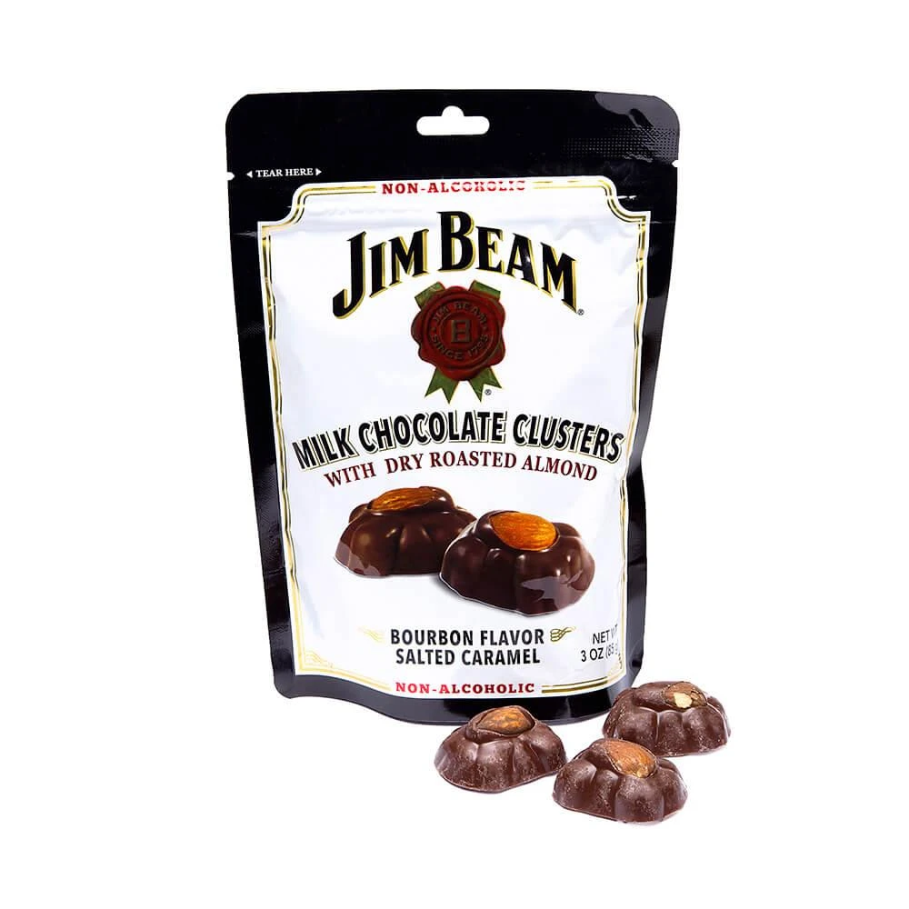 Jim Beam Milk Chocolate Clusters: 3-Ounce Bag 3 Jim Beam Milk Chocolate Clusters: 3-Ounce Bag