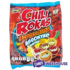 Jovy Chili Rokas Revolcadas Hard Candy - Assorted: 65-Piece Bag -Candy Store jovy chili rokas revolcadas hard candy assorted 65 piece bag candy warehouse 4