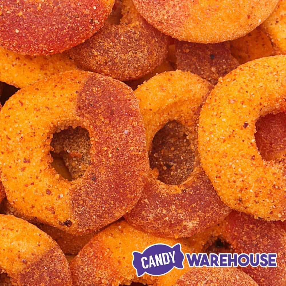Jovy Crazy Gummy Rings Chamoy Candy - Watermelon: 5LB Bag 5 Jovy Crazy Gummy Rings Chamoy Candy - Watermelon: 5LB Bag - Image 3