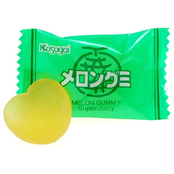 Kasugai Melon Gummy Candy: 24-Piece Bag 3 Kasugai Melon Gummy Candy: 24-Piece Bag