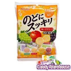 Kasugai Nodo Ni Sukkiri Fruit Hard Candy: 3.98-Ounce Bag -Candy Store kasugai nodo ni sukkiri fruit hard candy 3 98 ounce bag candy warehouse 4