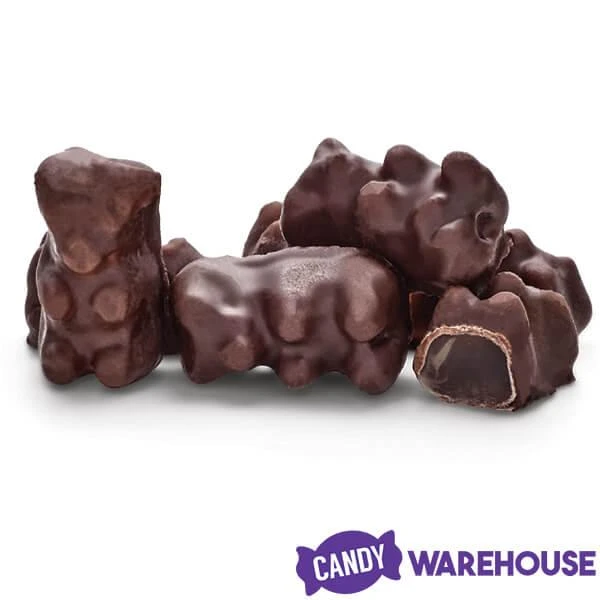 Koppers Dark Chocolate Covered Gummi Bears: 1LB Jar 4 Koppers Dark Chocolate Covered Gummi Bears: 1LB Jar - Image 2
