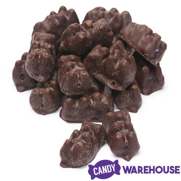 Koppers Dark Chocolate Covered Gummi Bears: 1LB Jar 6 Koppers Dark Chocolate Covered Gummi Bears: 1LB Jar - Image 4