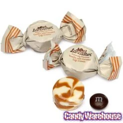 Lancaster Caramel And Vanilla Soft Cremes Candy: 8-Ounce Bag -Candy Store lancaster caramel and vanilla soft cremes candy 8 ounce bag candy warehouse 4
