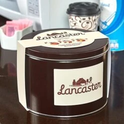 Lancaster Soft Cremes - Caramel, Vanilla, And Butterscotch - Caramel Candy: 2.5LB Gift Tin -Candy Store lancaster soft cremes caramel vanilla and butterscotch caramel candy 2 5lb gift tin candy warehouse 5