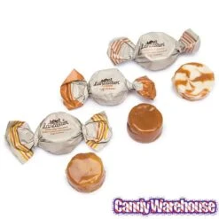 Lancaster Soft Cremes - Caramel, Vanilla, And Butterscotch - Caramel Candy: 2.5LB Gift Tin -Candy Store lancaster soft cremes caramel vanilla and butterscotch caramel candy 2 5lb gift tin candy warehouse 7