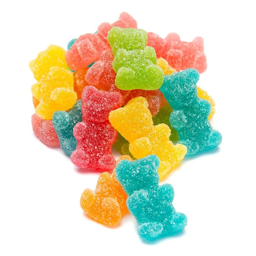 Large Sugared Gummy Bears: 5LB Bag 3 Large Sugared Gummy Bears: 5LB Bag