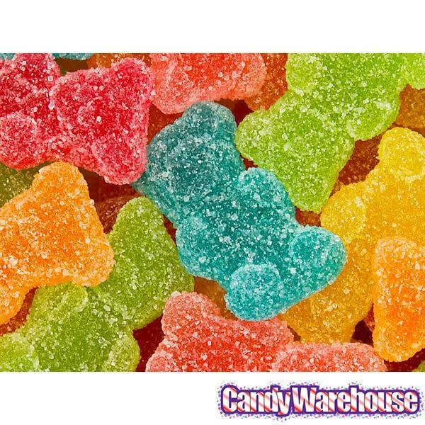 Large Sugared Gummy Bears: 5LB Bag 5 Large Sugared Gummy Bears: 5LB Bag - Image 3