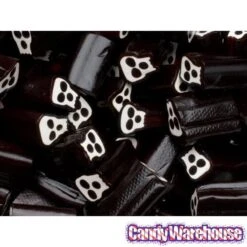 Licorice Skulls Candy: 5LB Bag 12 Licorice Skulls Candy: 5LB Bag -Candy Store licorice skulls candy 5lb bag candy warehouse 4