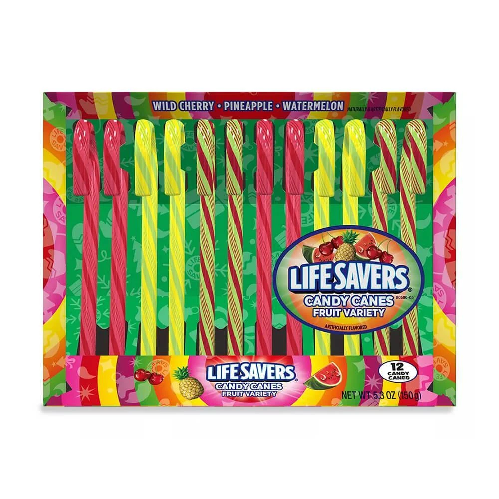 LifeSavers Candy Canes: 12-Piece Box 3 LifeSavers Candy Canes: 12-Piece Box